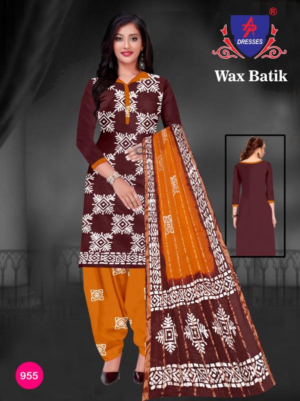 Ap Dresses Wax Batik Vol-9 Cotton Designer Excluisve Dress Material